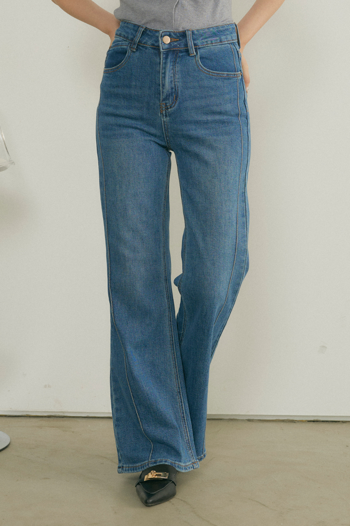 フレアラインデニム