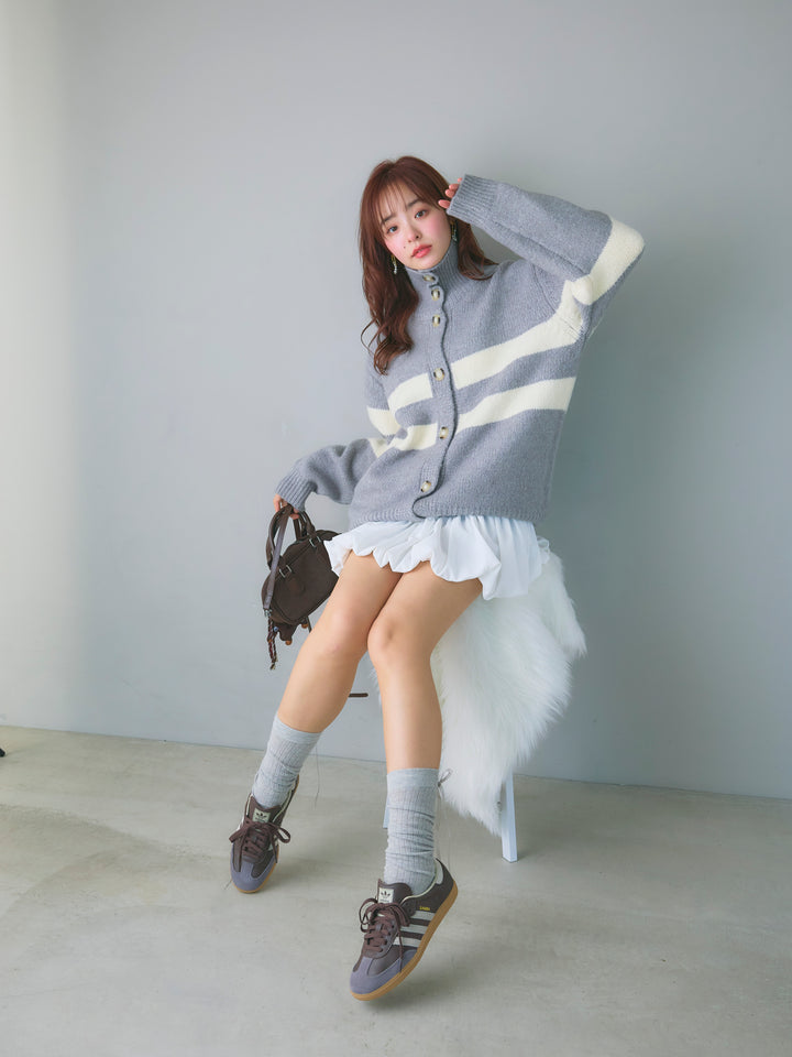 Balloon Miniskirt/WHITE