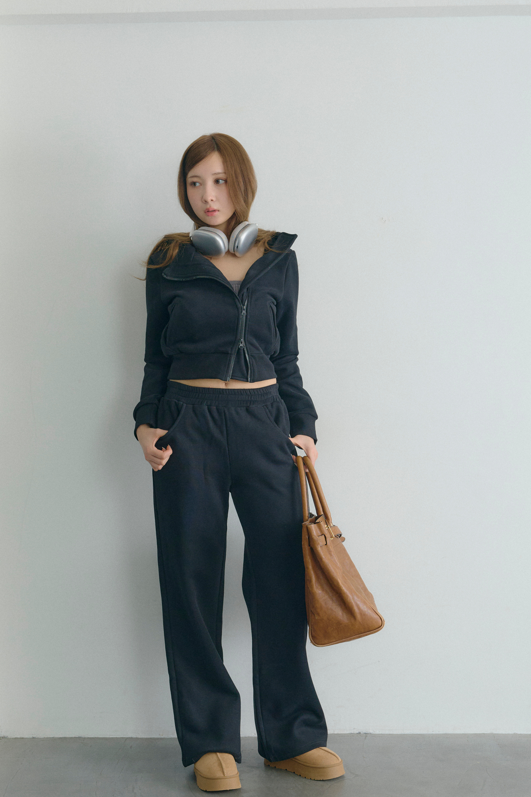 ダブルジップフード&パンツセット