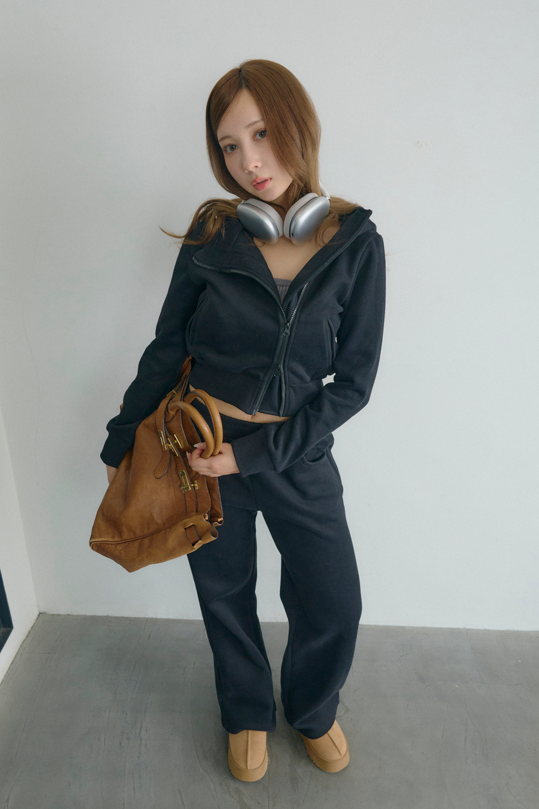 ダブルジップフード&パンツセット