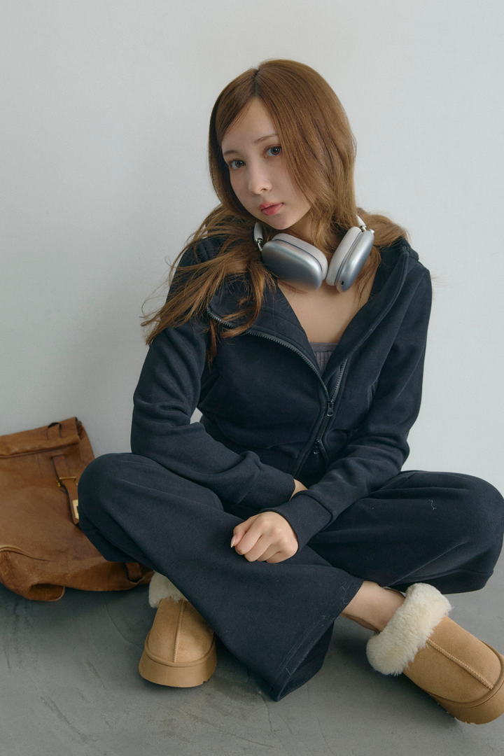 ダブルジップフード&パンツセット