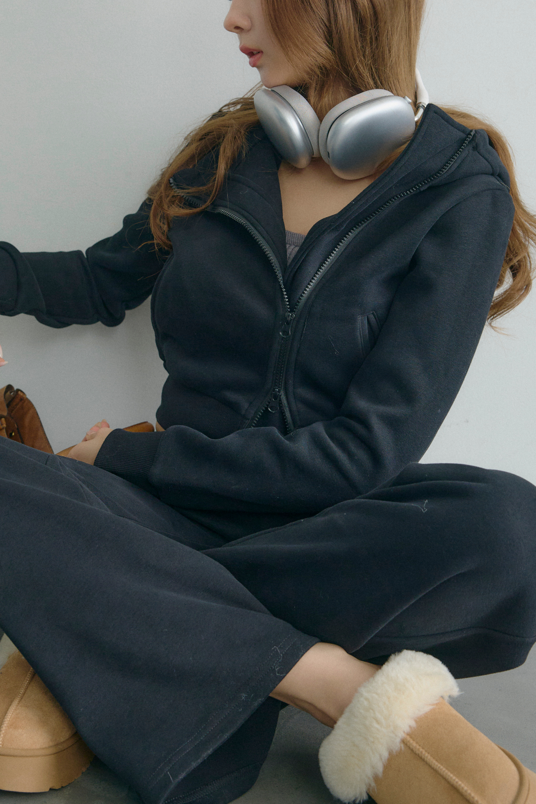 ダブルジップフード&パンツセット