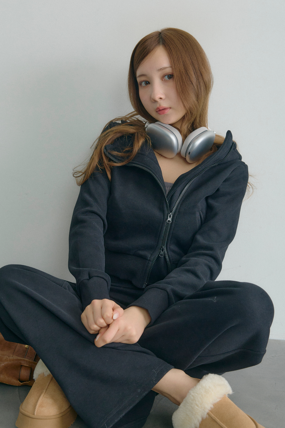 ダブルジップフード&パンツセット