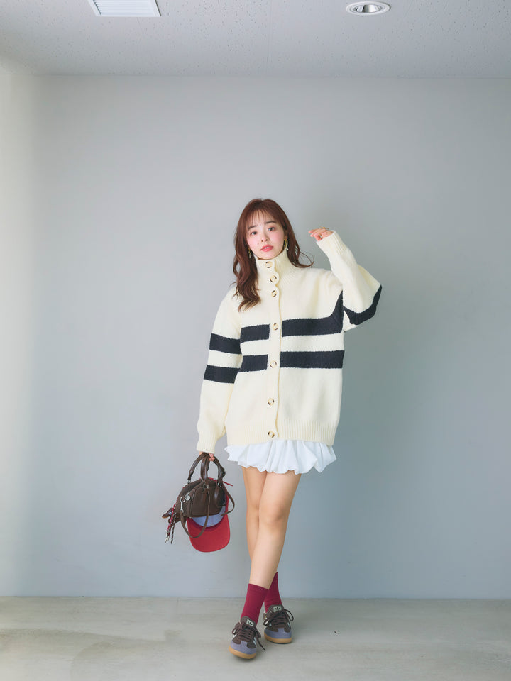 Balloon Miniskirt/WHITE