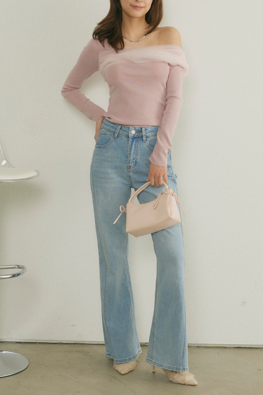 フレアラインデニム