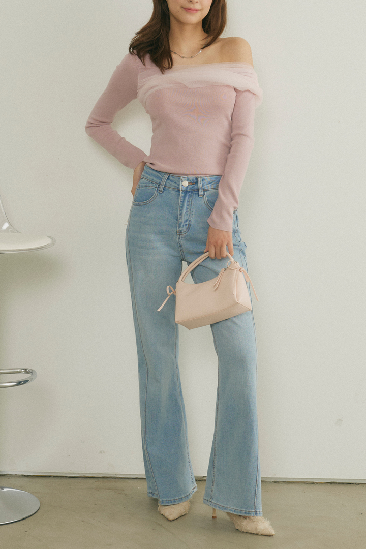 フレアラインデニム