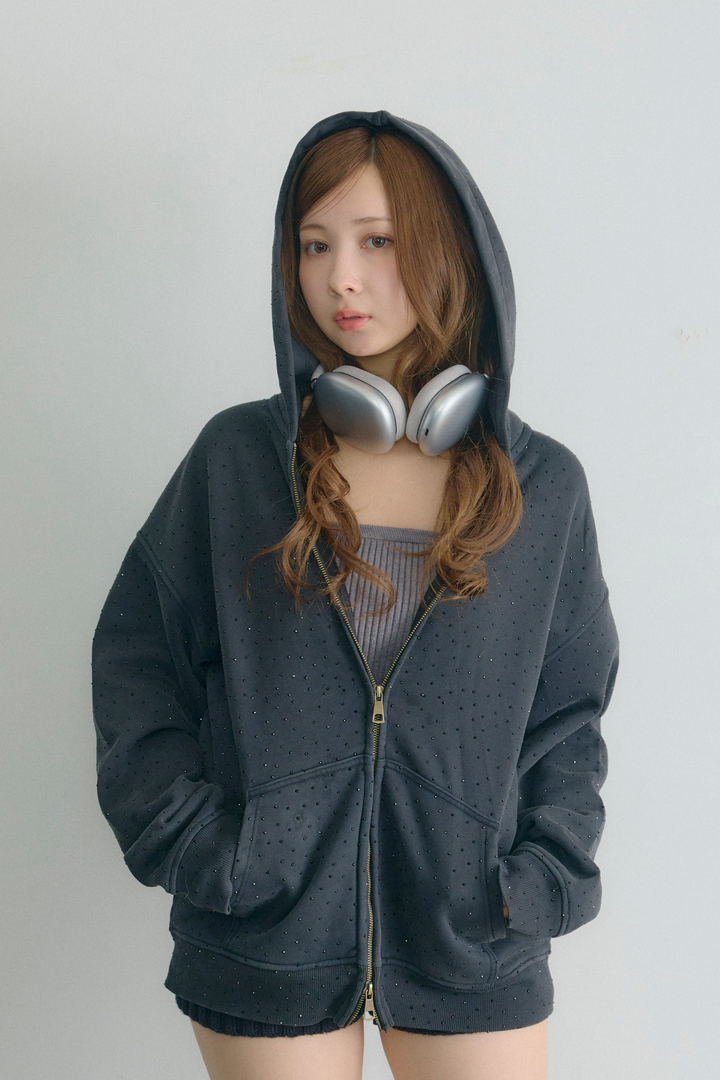 カップ付きリブベアトップ