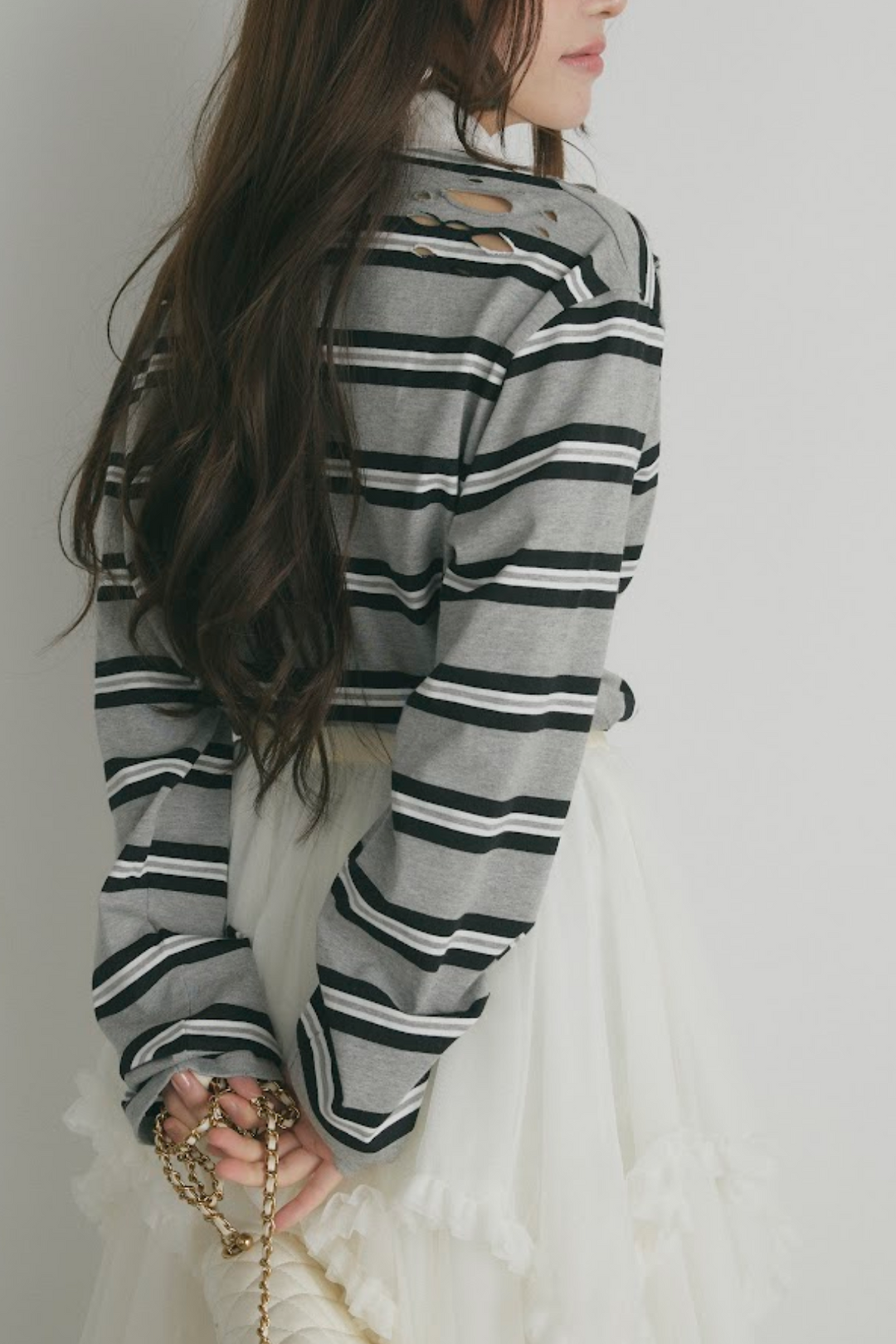 クラッシュボーダーラガーシャツ