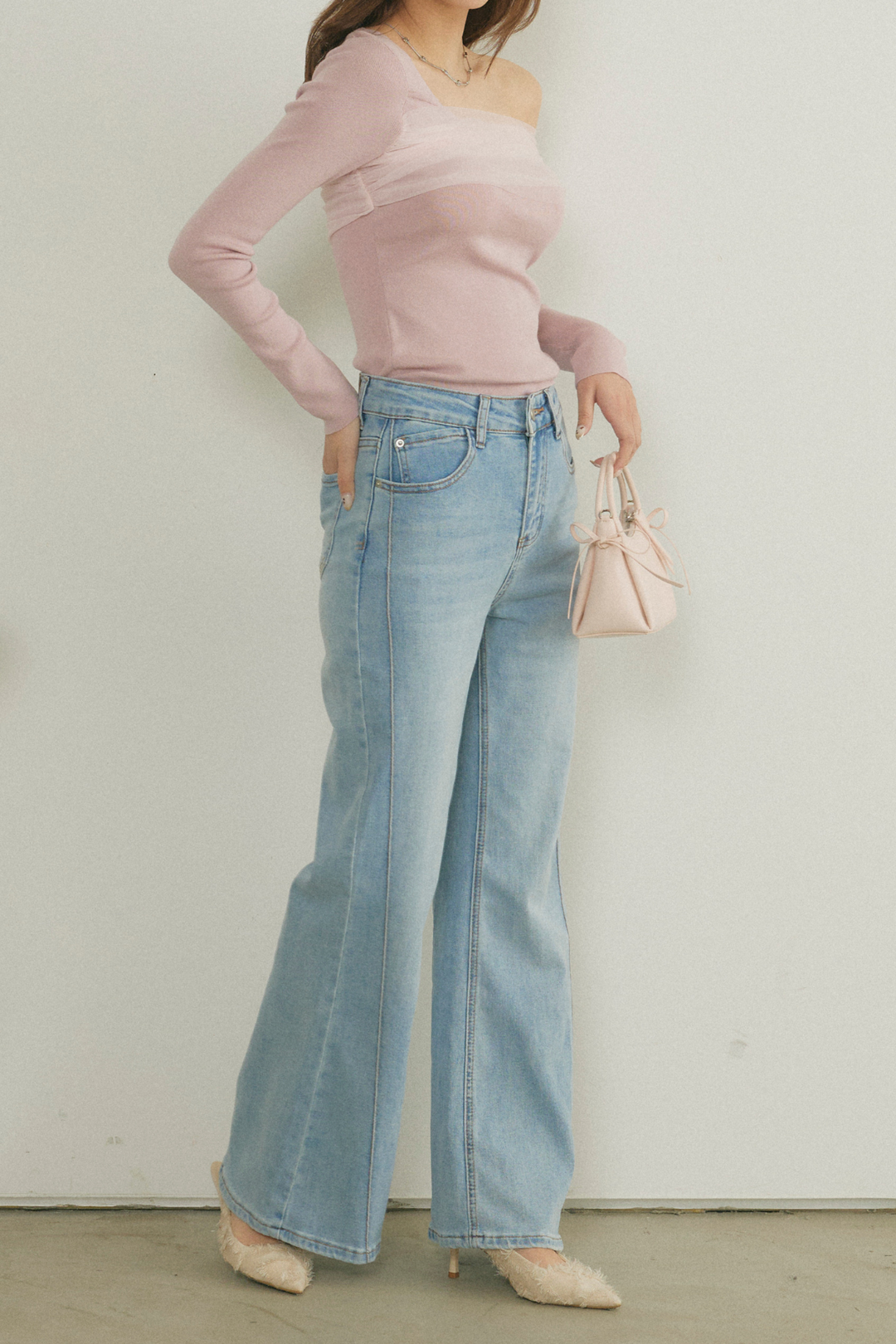 フレアラインデニム