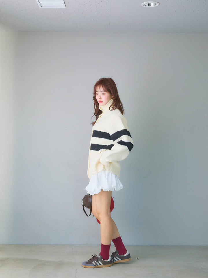 Balloon Miniskirt/WHITE