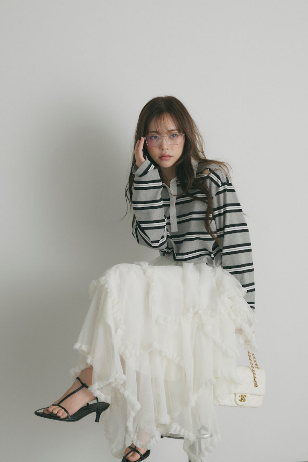 クラッシュボーダーラガーシャツ