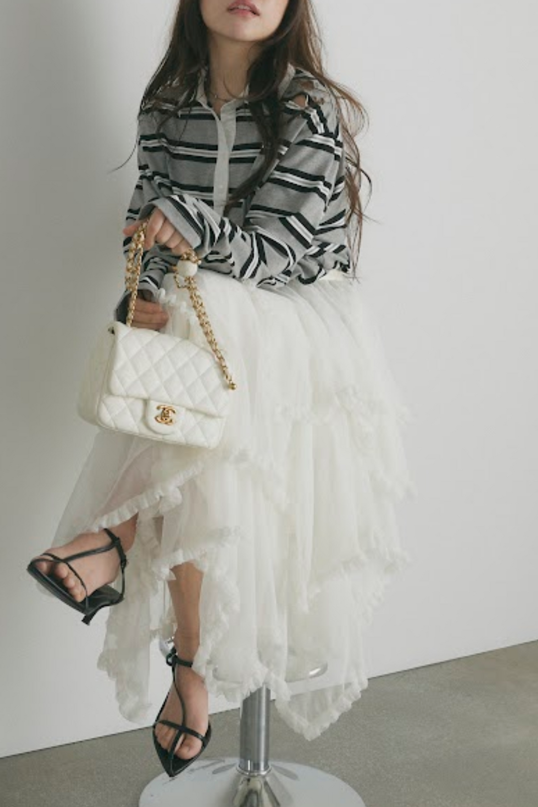 クラッシュボーダーラガーシャツ