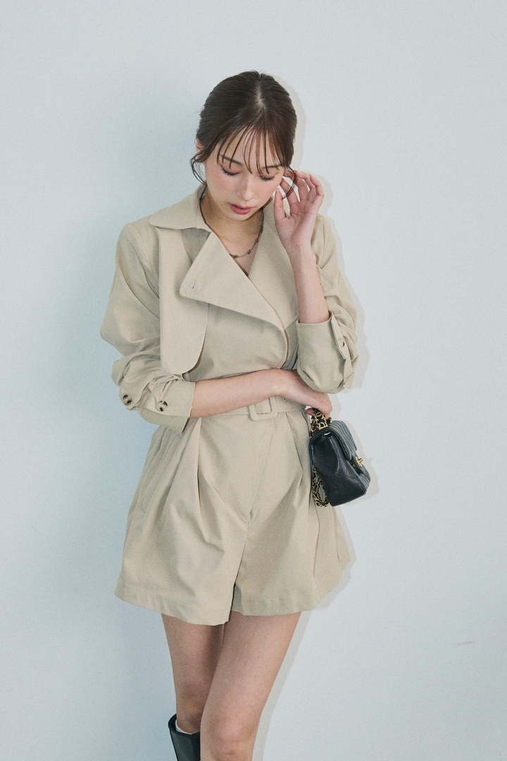 トレンチライクオールインワン