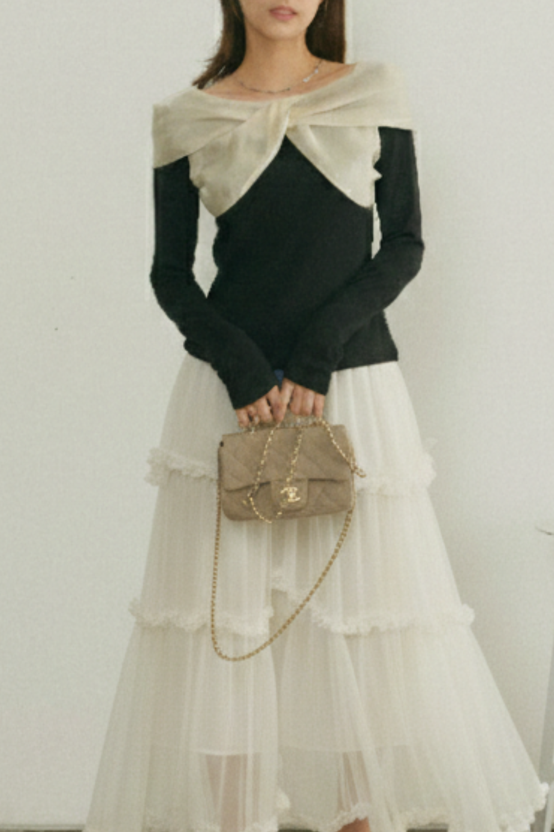 ビッグシアーリボントップス