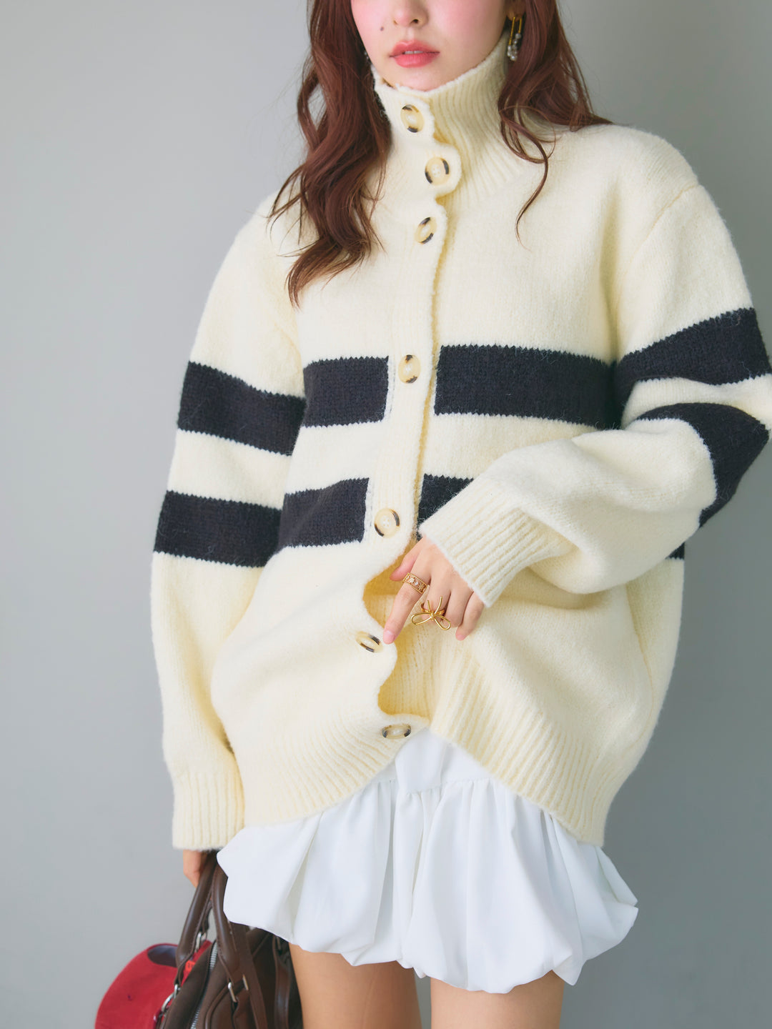 Balloon Miniskirt/WHITE