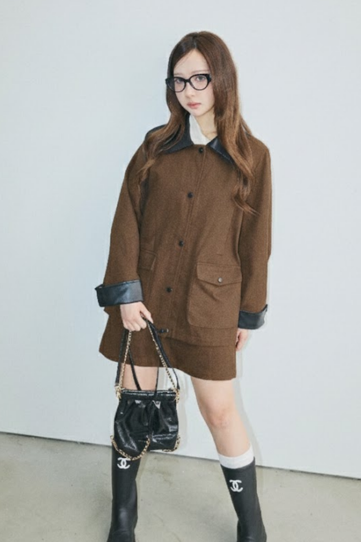 Ponte Leather Jacket Set-up
