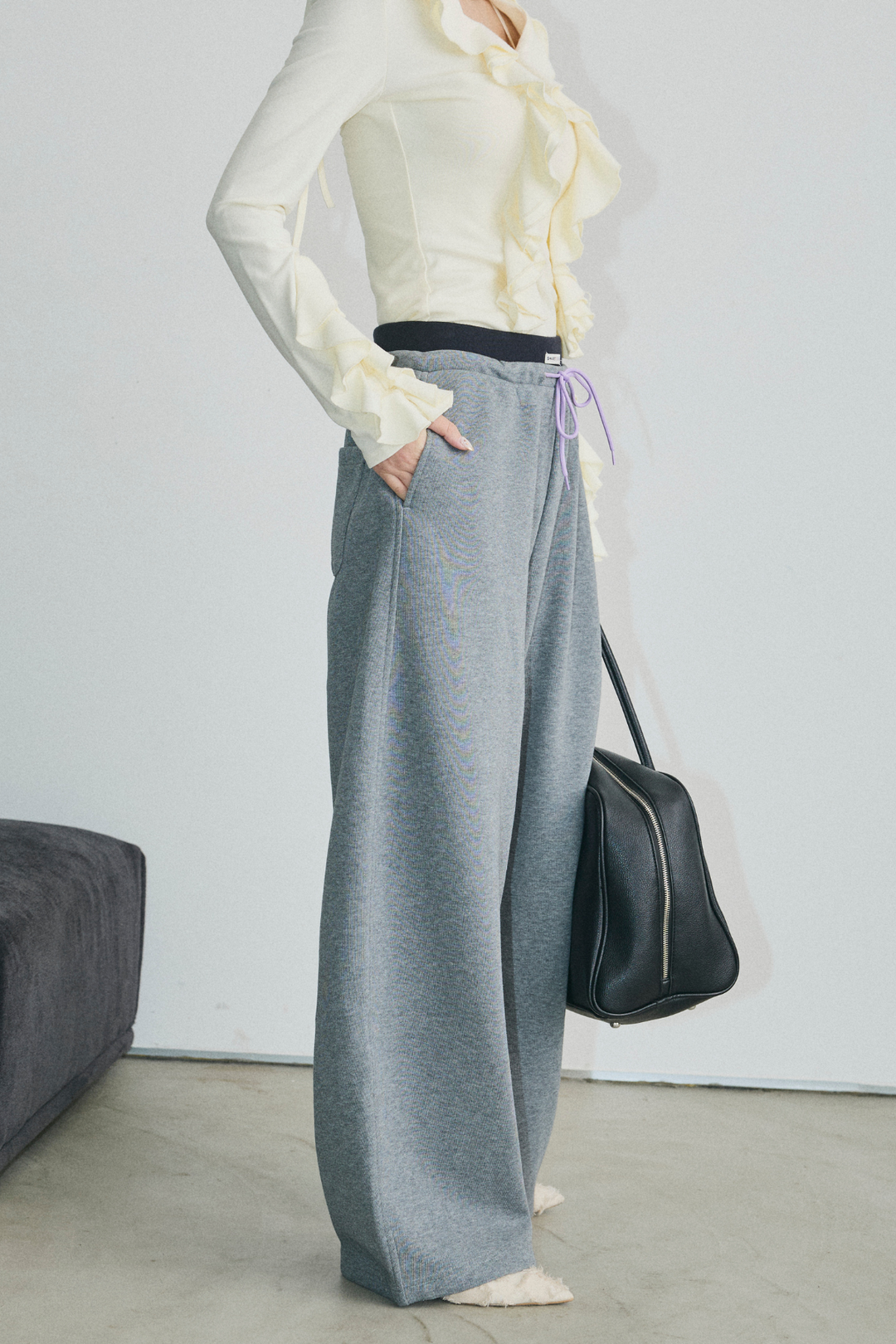 切り替えデザインスウェットパンツ