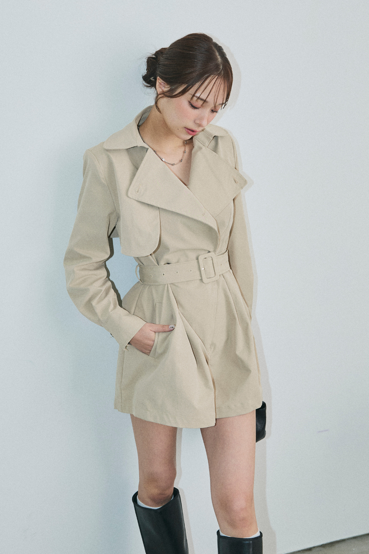 トレンチライクオールインワン