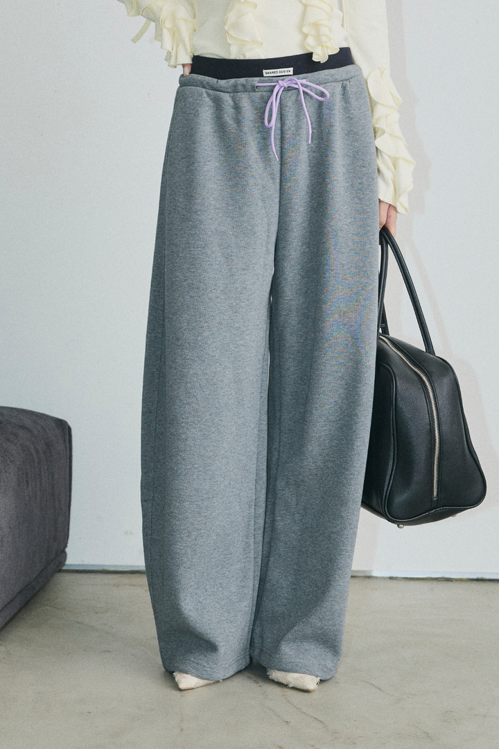 切り替えデザインスウェットパンツ