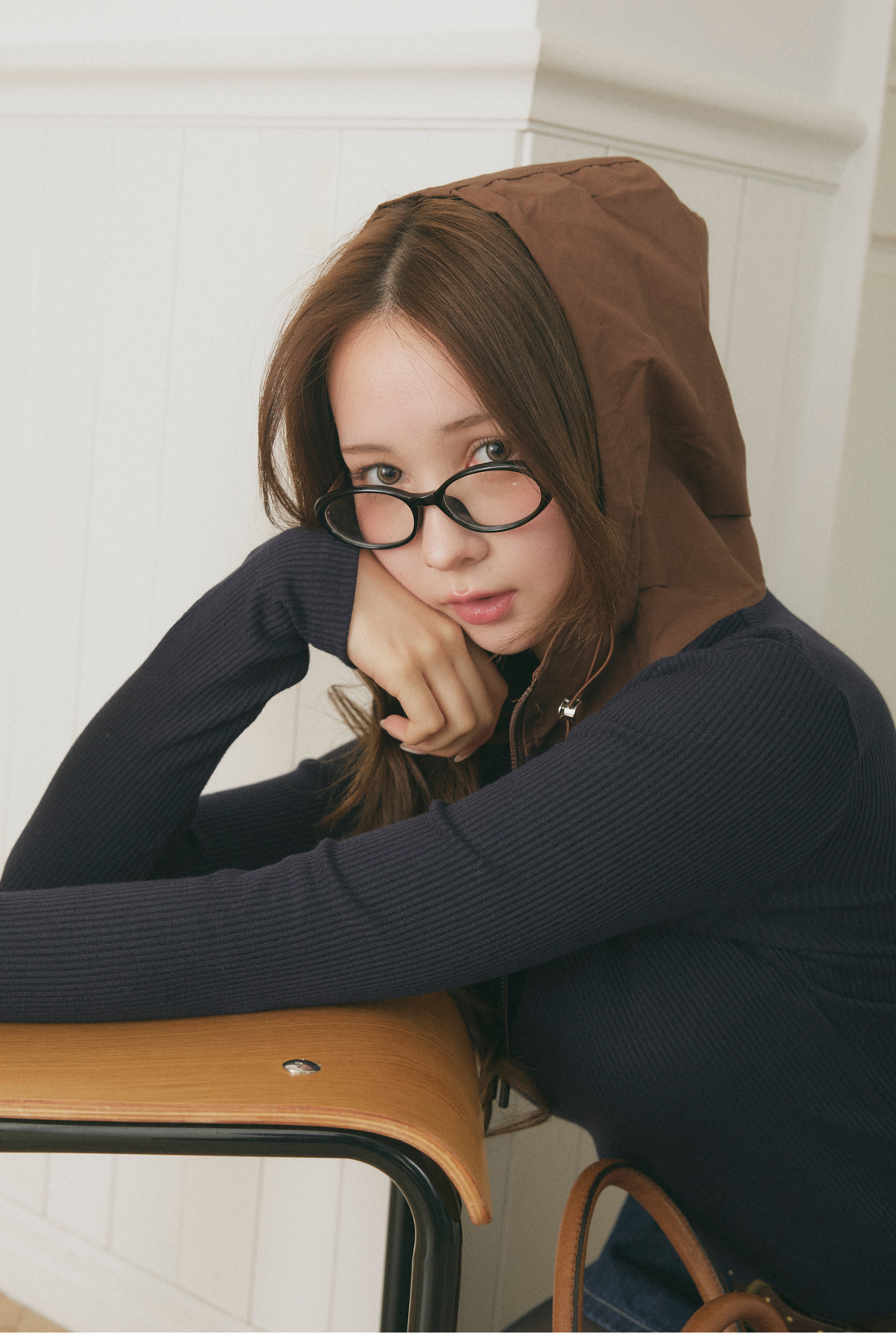 スポーティバイカラートップス