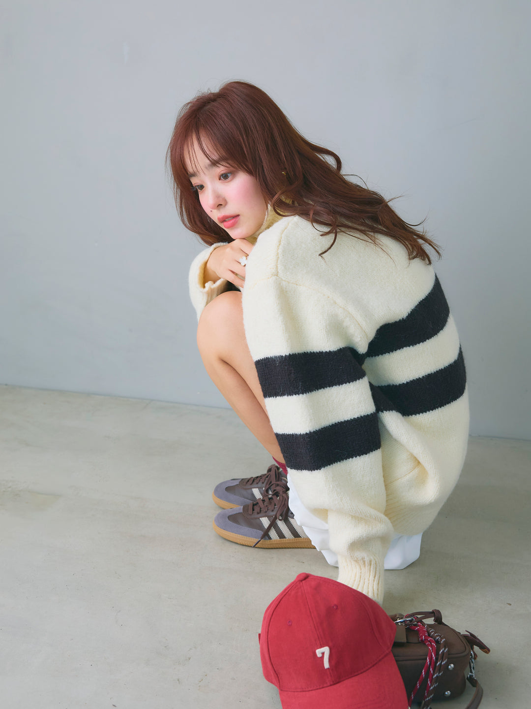 Balloon Miniskirt/WHITE