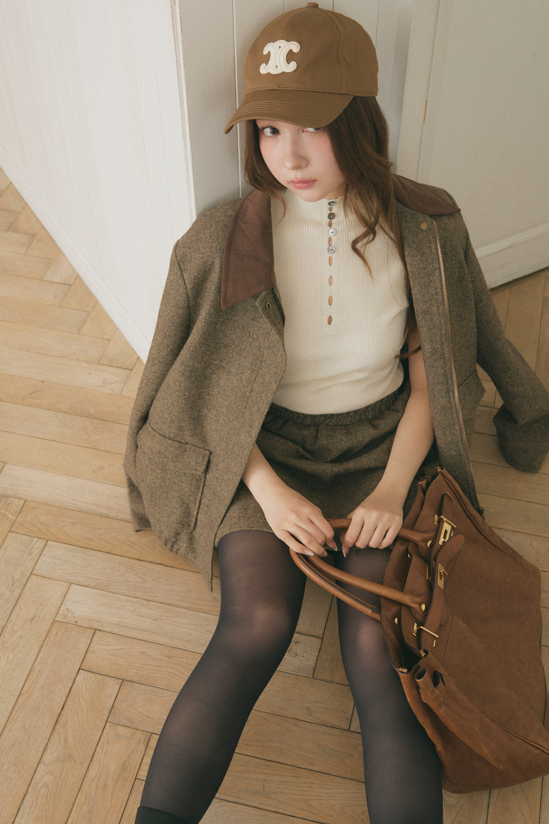 ブルゾンジャケット&スカートセット