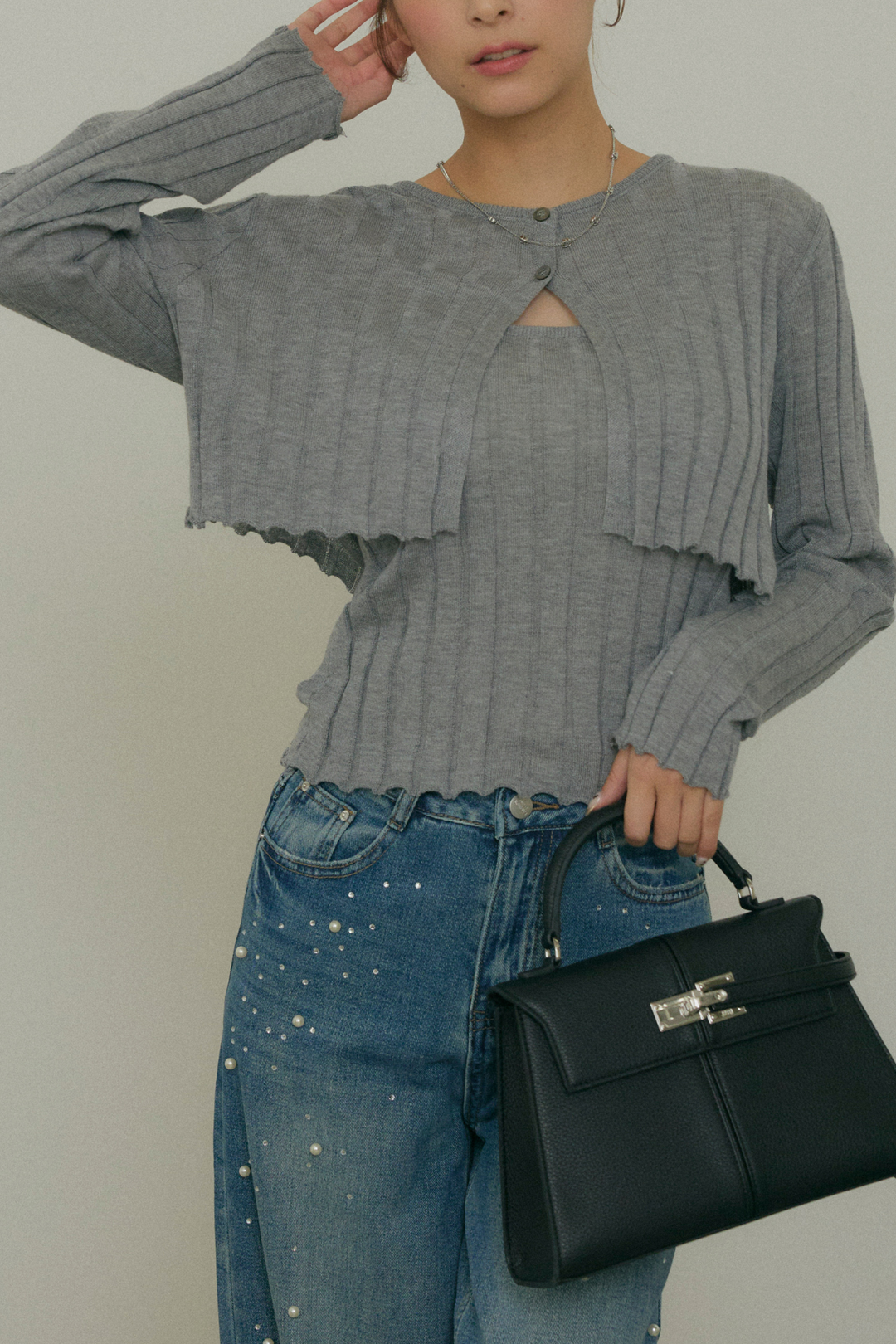 リブニットアンサンブルセット