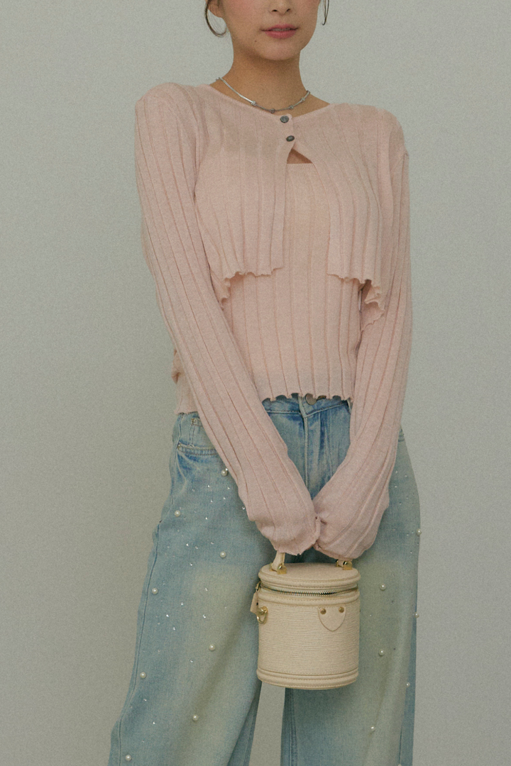 リブニットアンサンブルセット