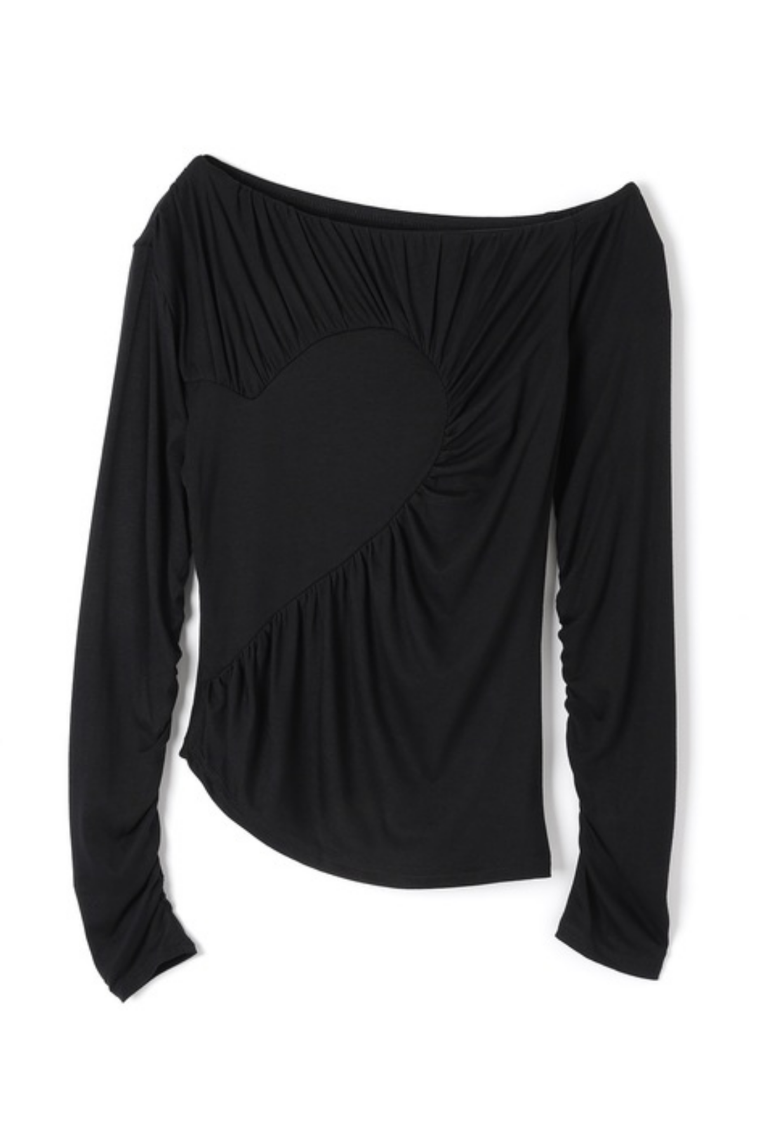 ハートギャザーアシメトップス