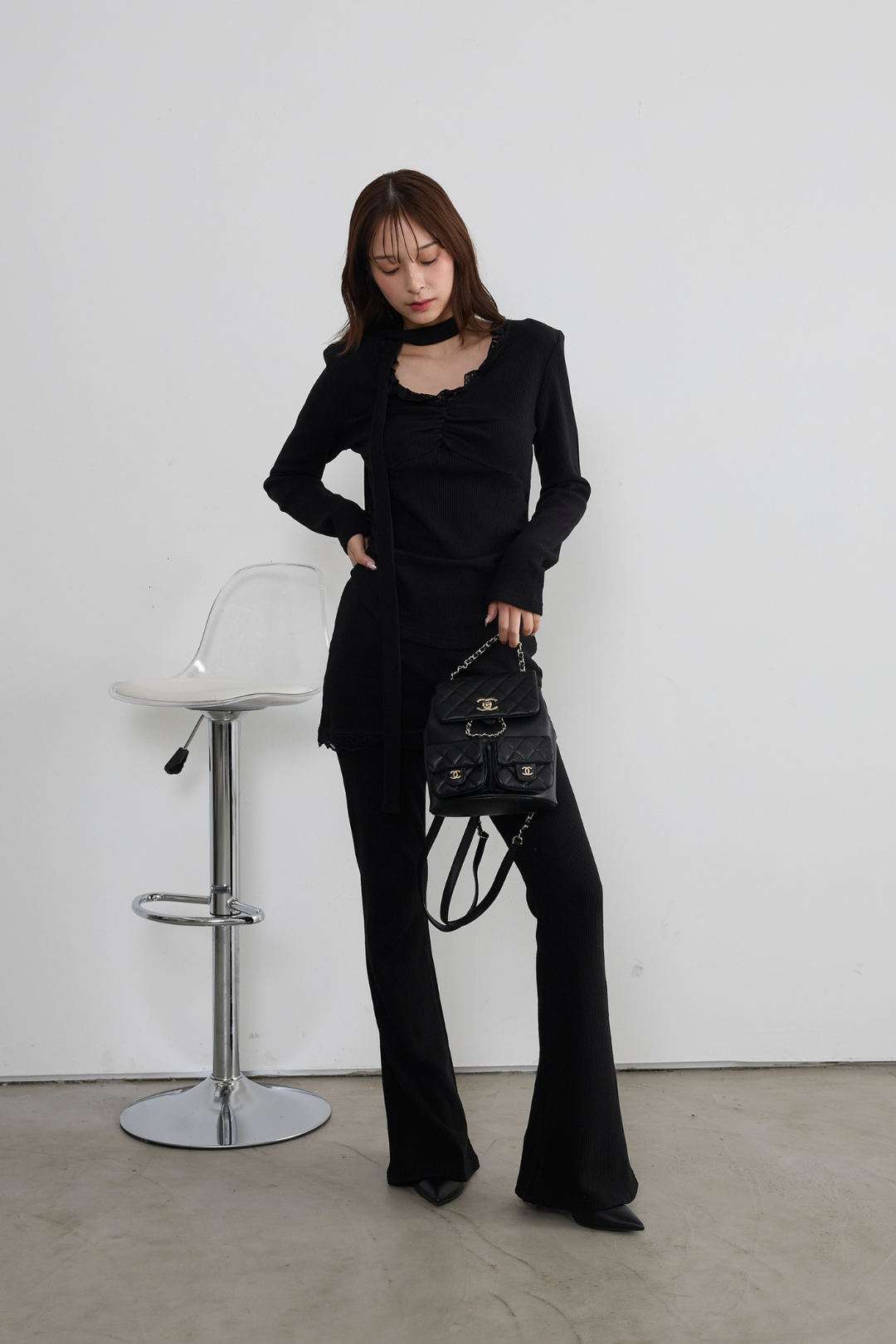 チョーカーリブレースセットアップ