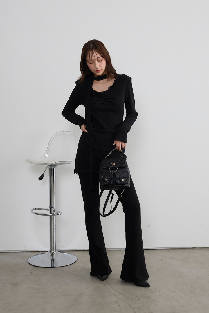 チョーカーリブレースセットアップ