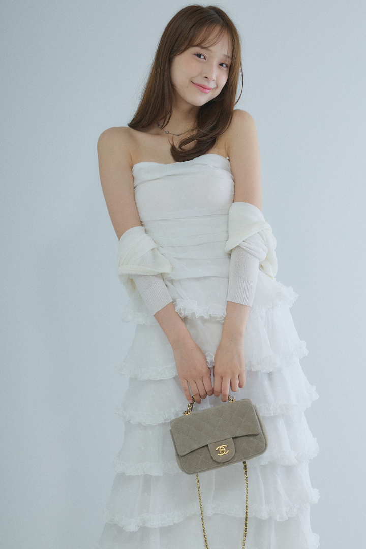 エアリーティアードロングワンピース