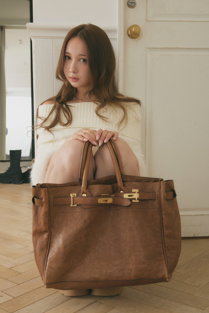 オフショルファーポンチョ