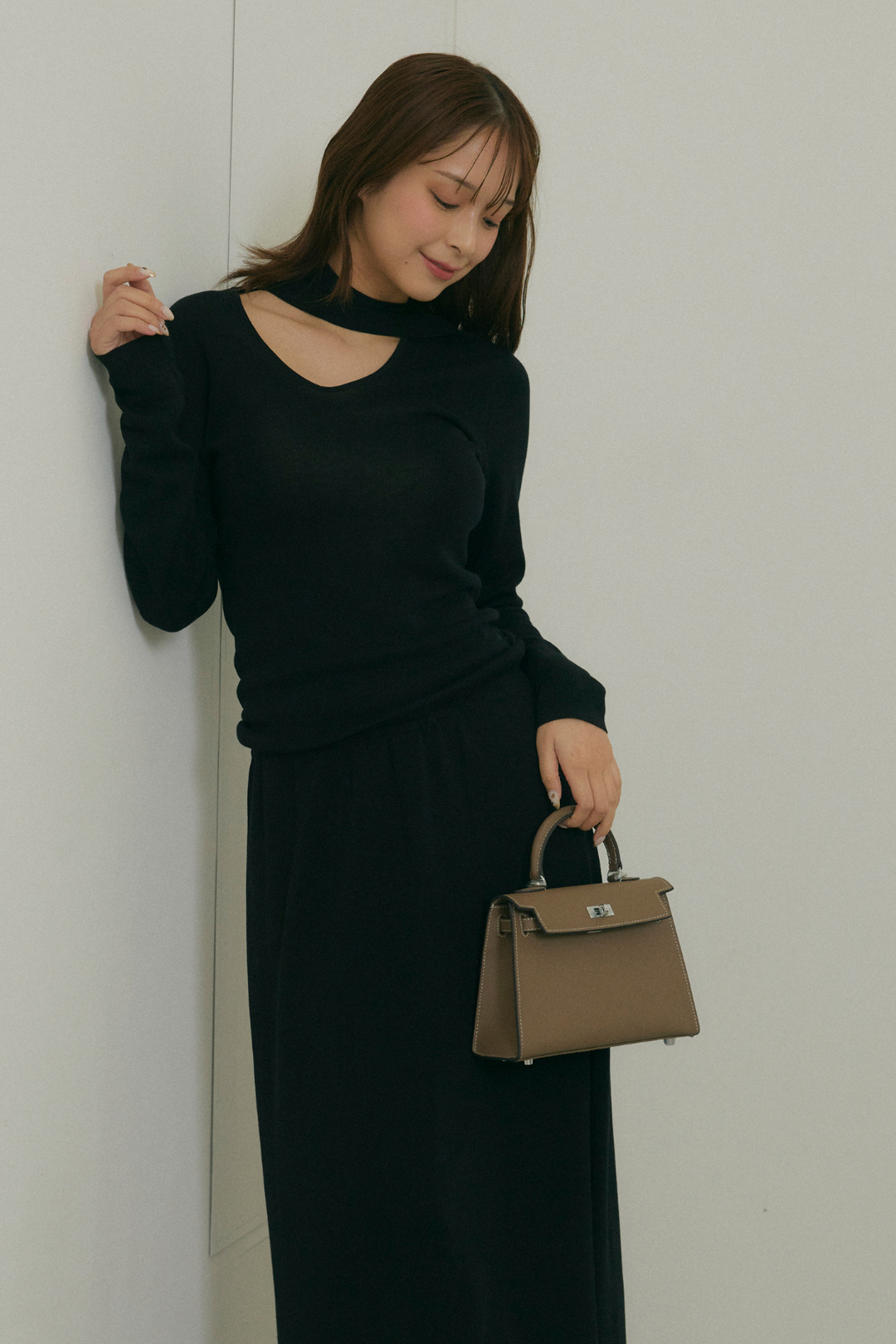 スフレタッチチョーカーニット