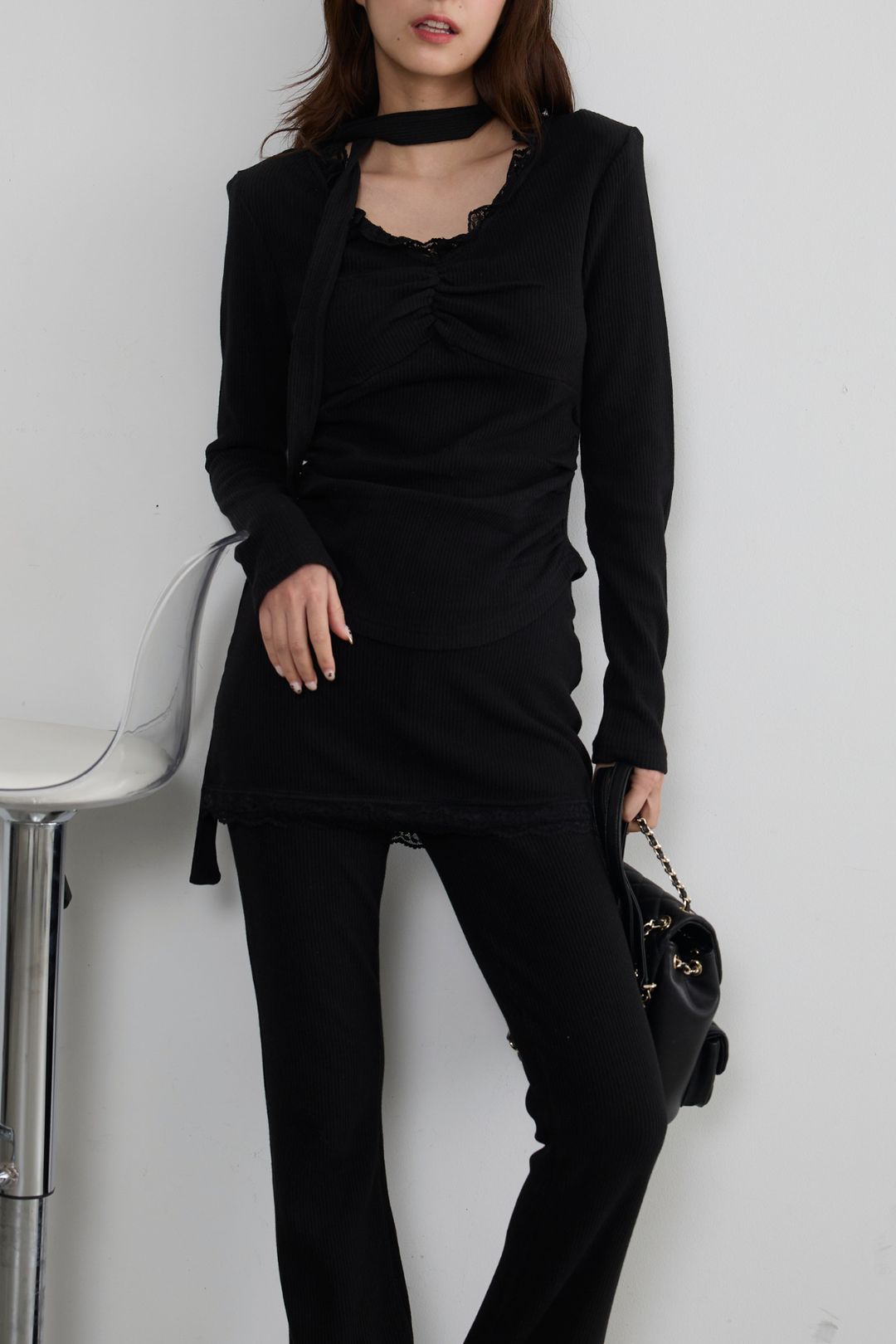 チョーカーリブレースセットアップ