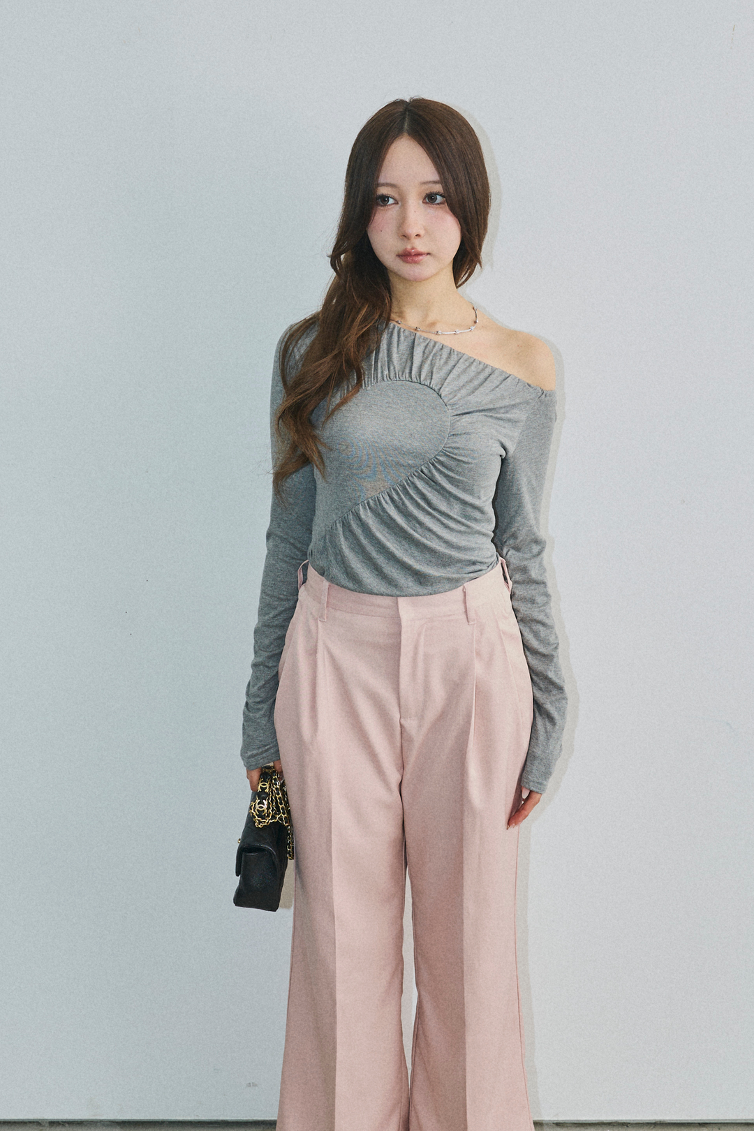 ハートギャザーアシメトップス