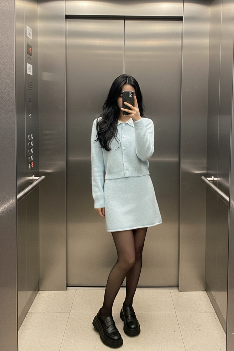 フラワーニットセットアップ