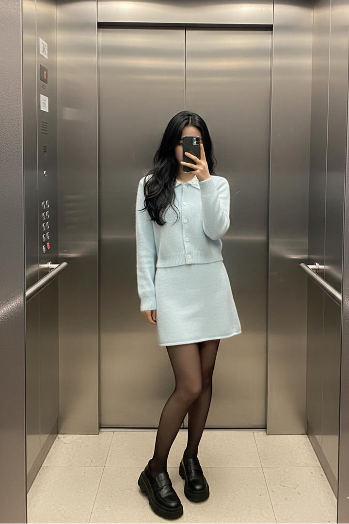 フラワーニットセットアップ