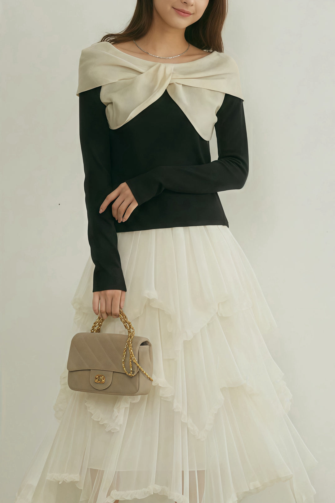 ビッグシアーリボントップス