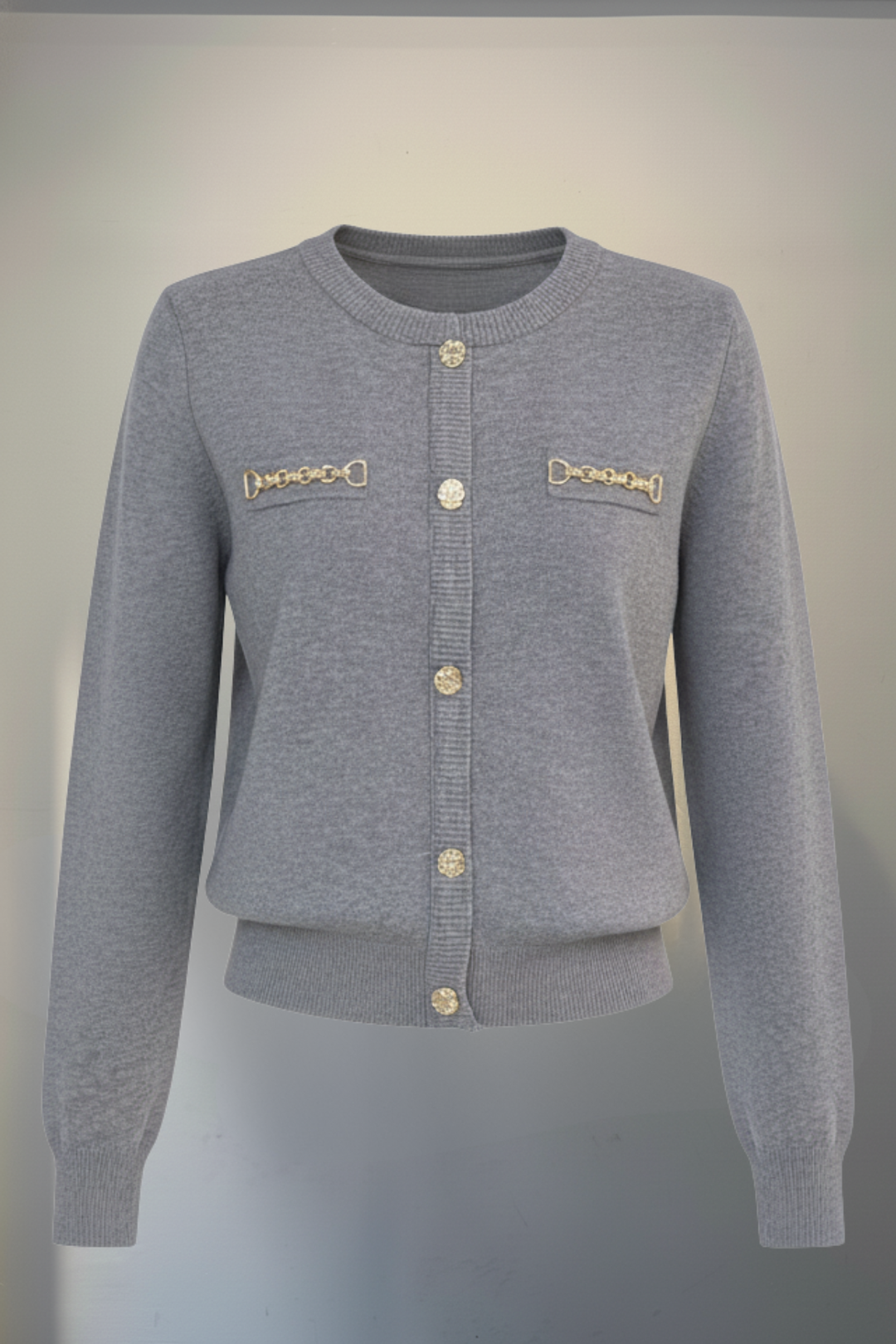 ベルトビジューカーディガン