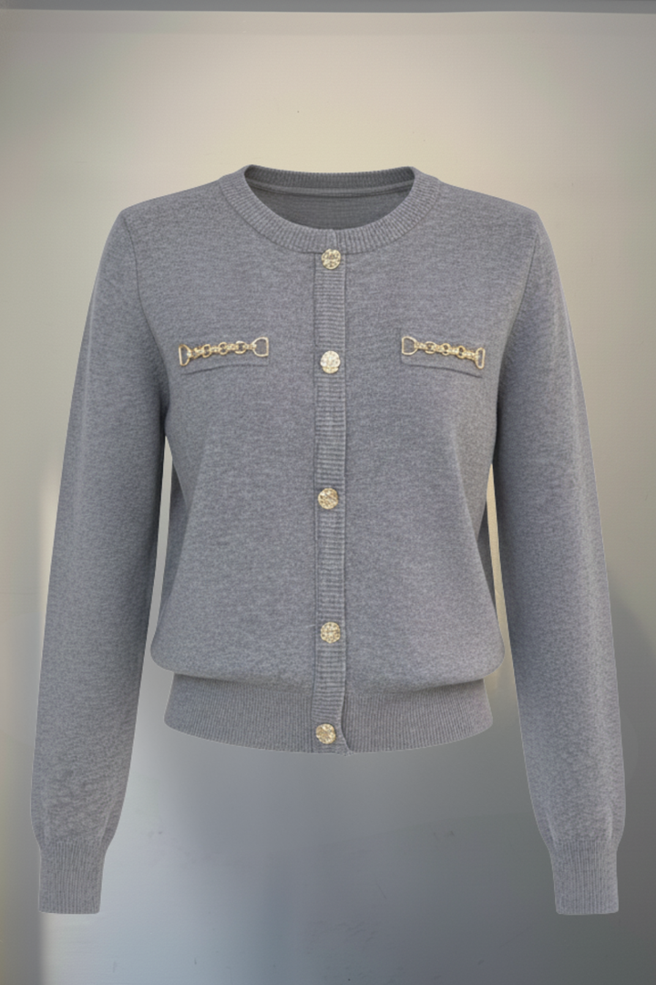 ベルトビジューカーディガン