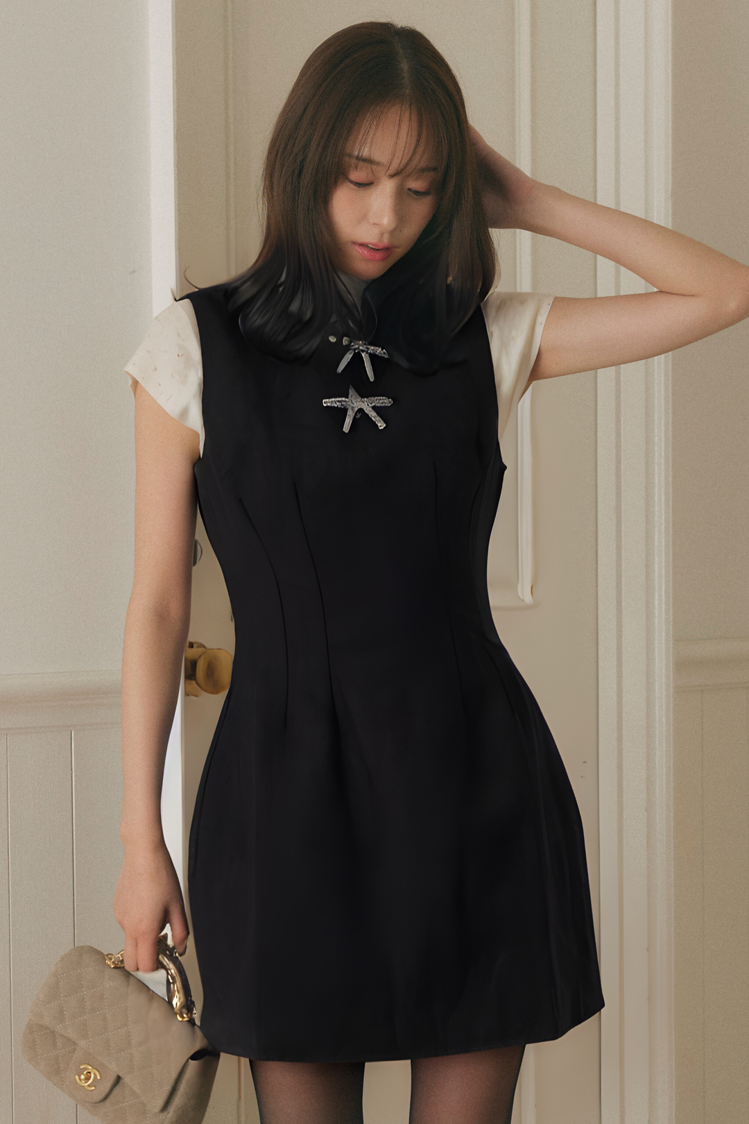 ダブルリボンワンピース