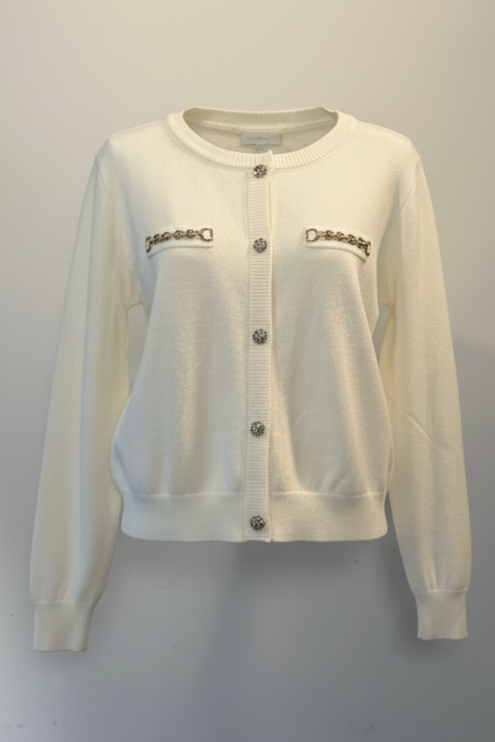 ベルトビジューカーディガン